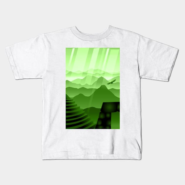 Inca Gate Kids T-Shirt by itsmidnight